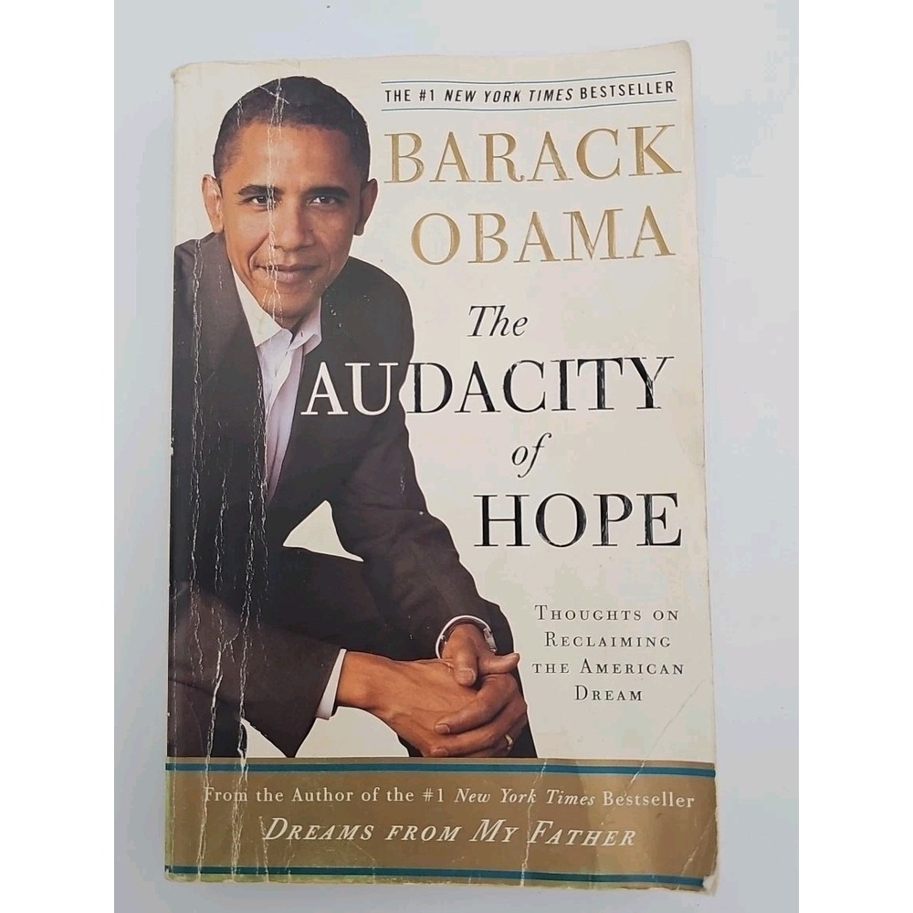 Barack Obama The Audacity of Hope Reclaiming American Dream Paperback Book